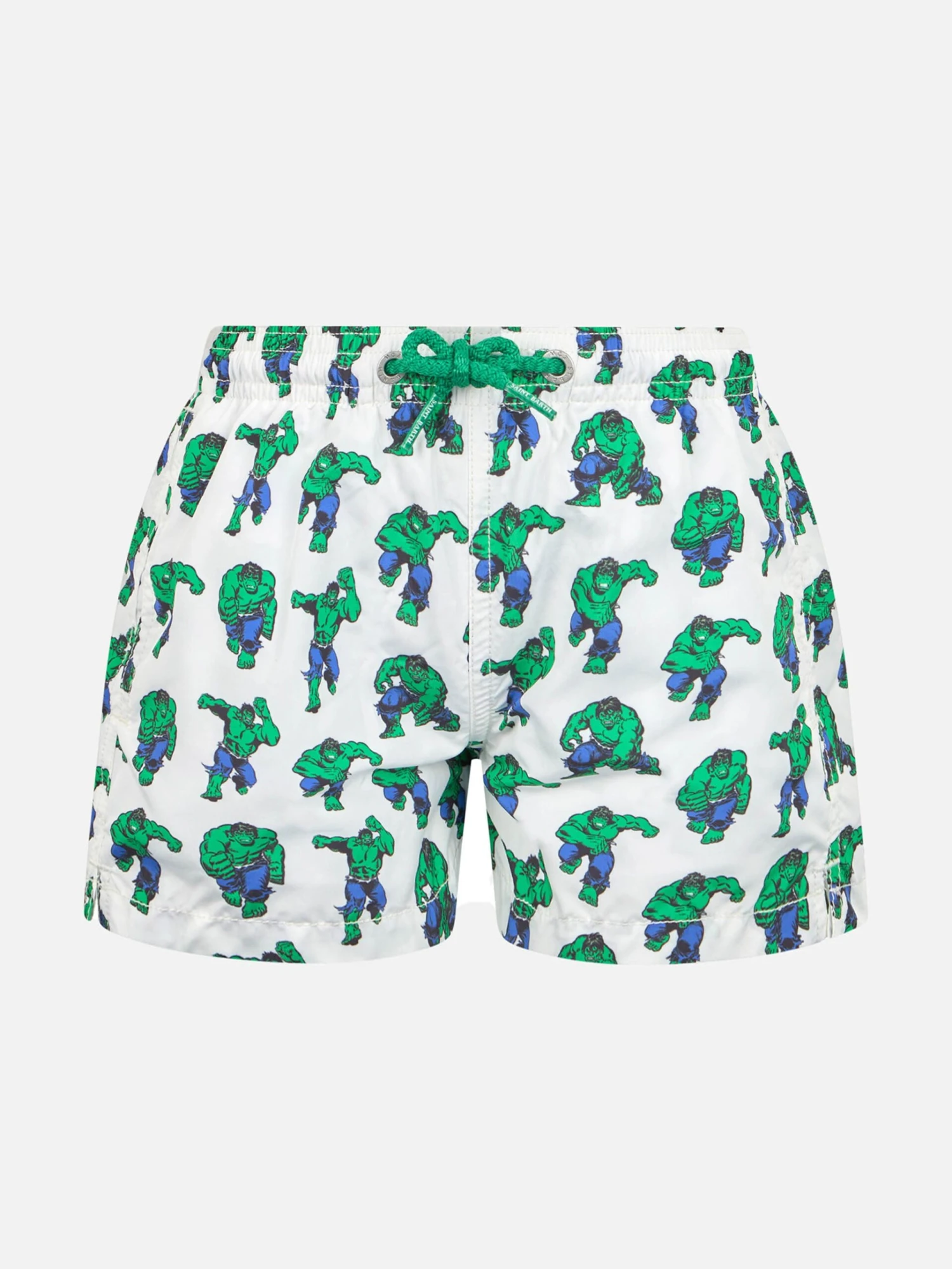 MC2 Saint Barth Boy Lightweight Fabric Swim-shorts Jean Lighting With Hulk Print | MARVEL SPECIAL EDITION 3 MC2 Saint Barth Boy Lightweight Fabric Swim-shorts Jean Lighting With Hulk Print | MARVEL SPECIAL EDITION