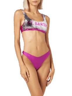 Woman Fucsia Sequins Bralette Bikini 8 Woman Fucsia Sequins Bralette Bikini -MC2 Saint Barth Shop JENI001 SB77AR sequins bralette bikini fuchsia woman 2