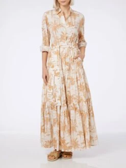 MC2 Saint Barth Woman Toile De Jouy Cotton Dress Jensen -MC2 Saint Barth Shop JNS0001 03982F woman shirt dress toile jouy 4