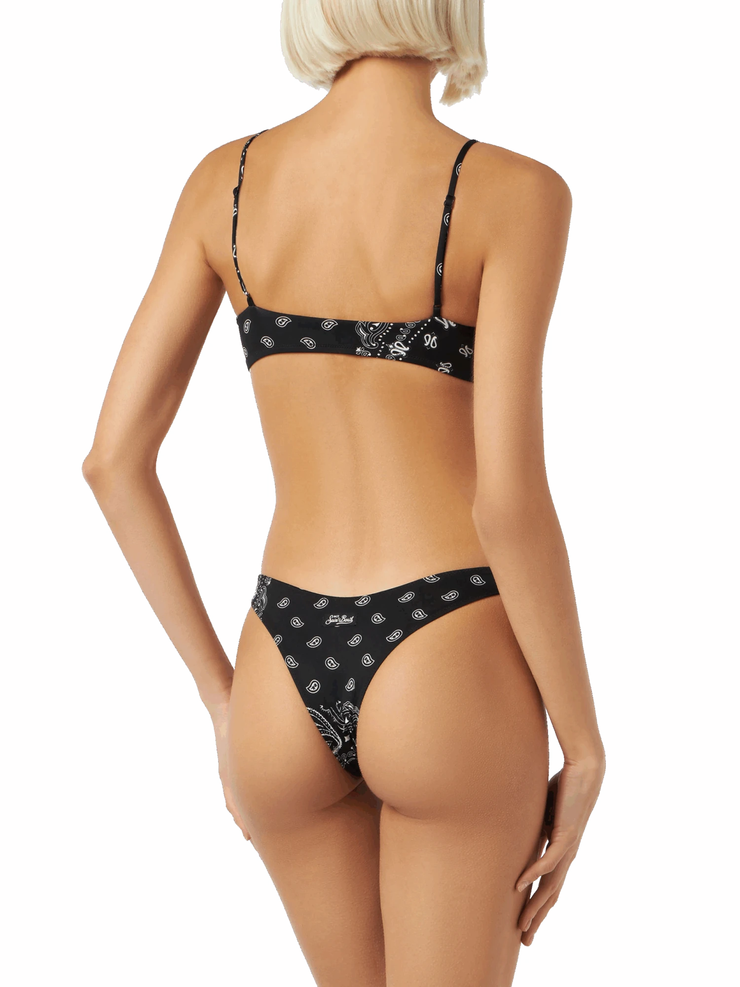 MC2 Saint Barth Woman Bralette Bikini With Bandanna Print 5 MC2 Saint Barth Woman Bralette Bikini With Bandanna Print - Image 3