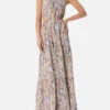 MC2 Saint Barth Woman Cut Out Long Dress Kaby With Flower Print -MC2 Saint Barth Shop KAB001 05566F 01