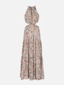 MC2 Saint Barth Woman Cut Out Long Dress Kaby With Flower Print -MC2 Saint Barth Shop KAB001 05566F 02 aac7b51f b300 4f8e 8bc9 950b4278be3e