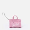 MC2 Saint Barth Pink Cotton Canvas Key Holder -MC2 Saint Barth Shop KEYB002 00267F 01