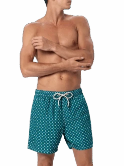 MC2 Saint Barth Man Lightweight Fabric Swim-shorts Lighting Micro Fantasy With Tie Print -MC2 Saint Barth Shop LIG0003 04080F 01