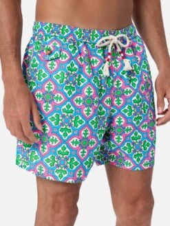 MC2 Saint Barth Man Lightweight Fabric Swim-shorts Lighting 70 With Majolica Print 10 MC2 Saint Barth Man Lightweight Fabric Swim-shorts Lighting 70 With Majolica Print -MC2 Saint Barth Shop LIG0013 03608F 02