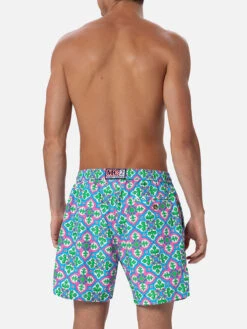 MC2 Saint Barth Man Lightweight Fabric Swim-shorts Lighting 70 With Majolica Print 11 MC2 Saint Barth Man Lightweight Fabric Swim-shorts Lighting 70 With Majolica Print -MC2 Saint Barth Shop LIG0013 03608F 03