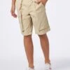 MC2 Saint Barth Man Beige Bermuda With Side Pockets -MC2 Saint Barth Shop LOU0001 11 man cotton beige bermuda pocket 1