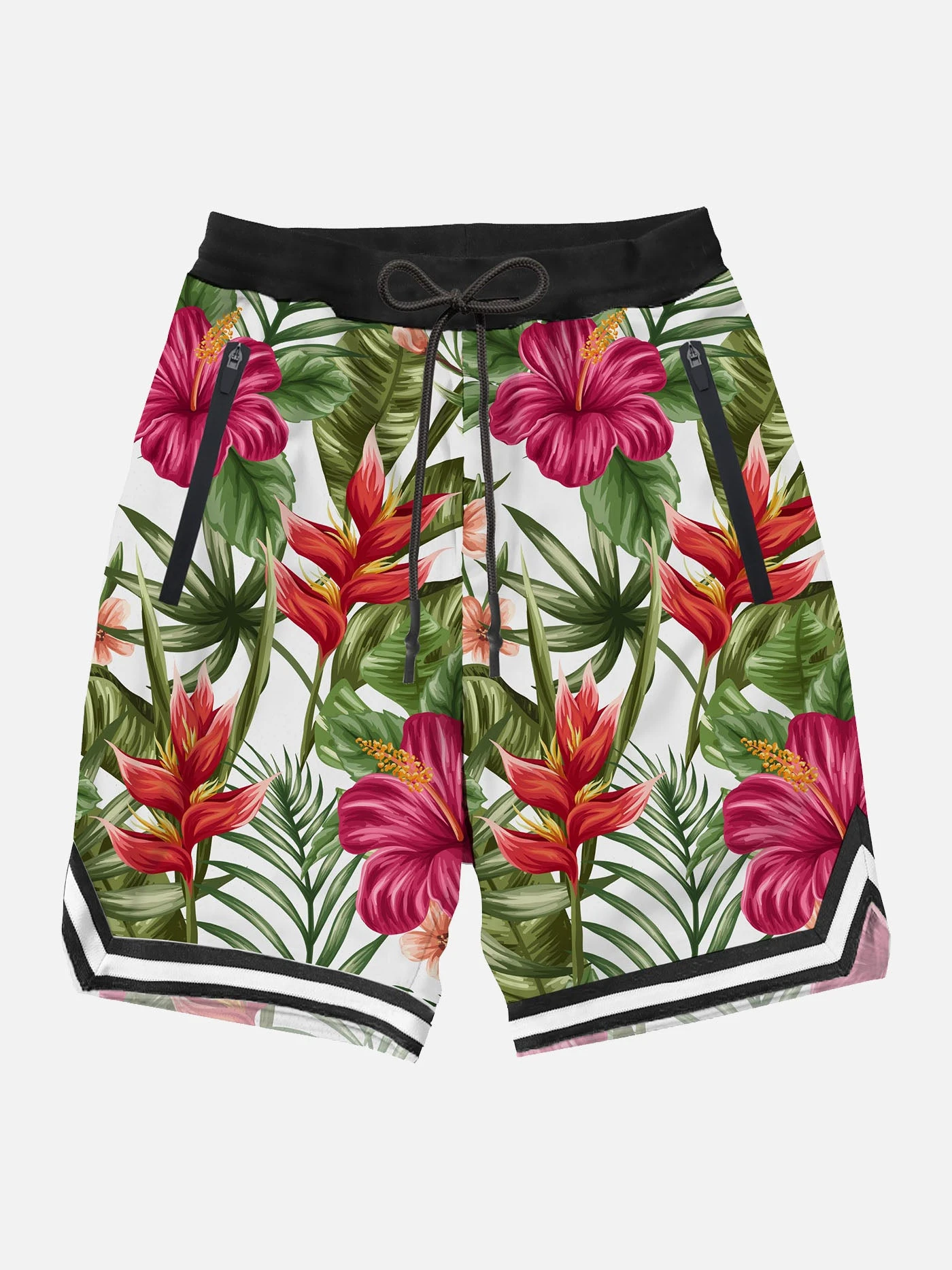 Tropical Print Swim Shorts Surf Style 3 Tropical Print Swim Shorts Surf Style