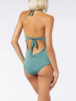 MC2 Saint Barth Woman Sage Green One Piece Swimsuit 8 MC2 Saint Barth Woman Sage Green One Piece Swimsuit -MC2 Saint Barth Shop MARN001 FLKN one piece sage green woman 2