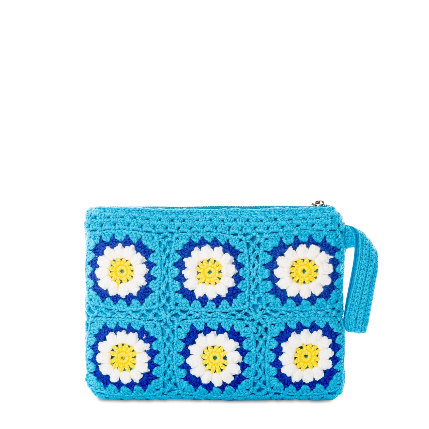 MC2 Saint Barth Parisienne Crochet Pouch Bag With Daisy Embroidery 6 MC2 Saint Barth Parisienne Crochet Pouch Bag With Daisy Embroidery - Image 4