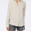 MC2 Saint Barth Woman Off-white Linen Shirt Meredith