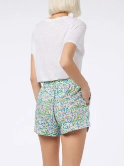 MC2 Saint Barth Woman Cotton Flower Pull Up Shorts Meave 11 MC2 Saint Barth Woman Cotton Flower Pull Up Shorts Meave -MC2 Saint Barth Shop MEA002 01563F woman shorts flower cotton 3