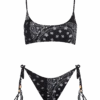 MC2 Saint Barth Woman Bralette Bikini With Black Bandanna Print -MC2 Saint Barth Shop MRL0001 03782B black bandanna sbralette bikini woman 3