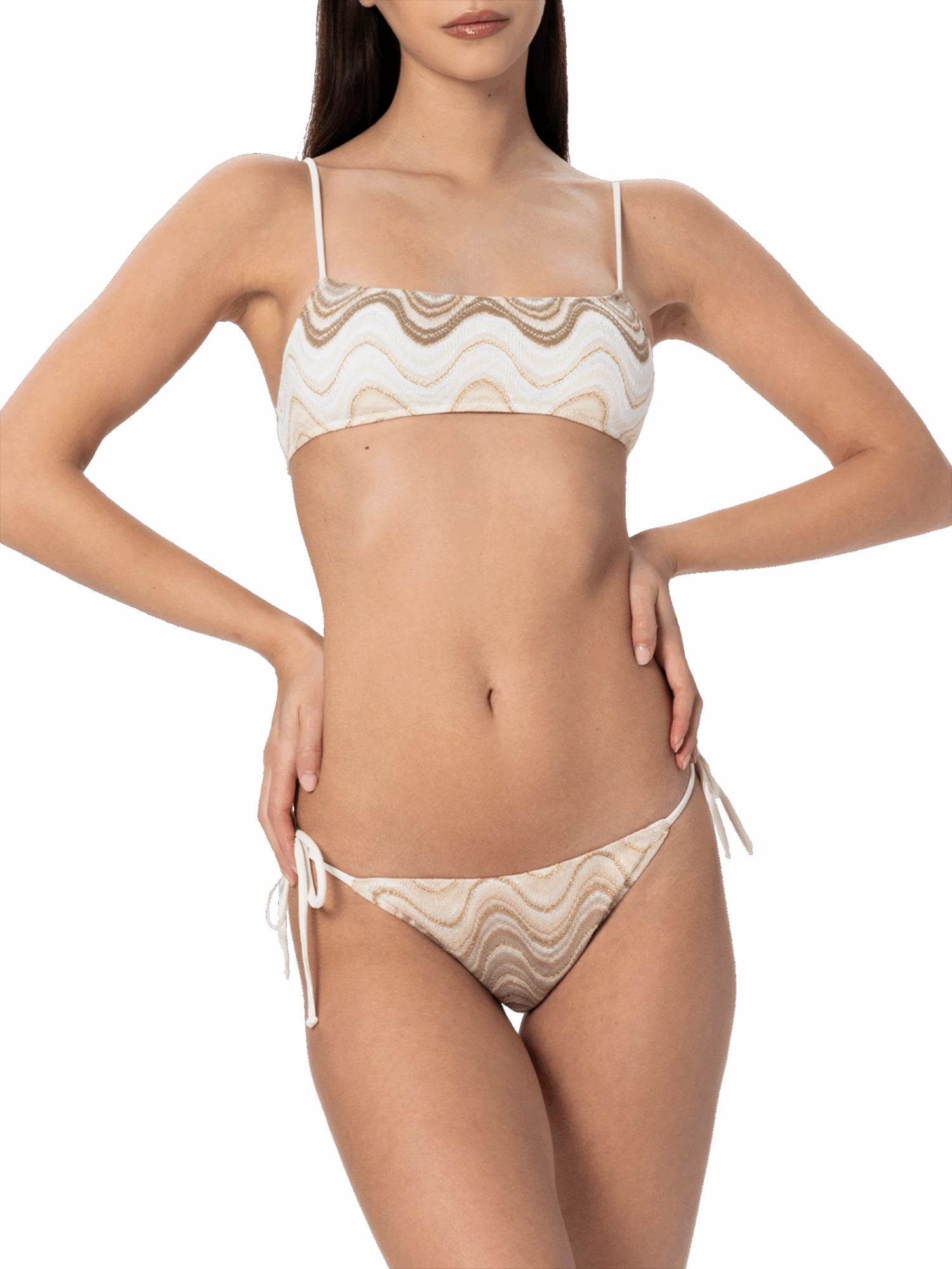 MC2 Saint Barth Woman Raschel Knit Bralette Bikini Sadie Marielle 4 MC2 Saint Barth Woman Raschel Knit Bralette Bikini Sadie Marielle - Image 2