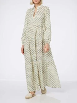 MC2 Saint Barth Woman Cotton Voile Maxi Dress Nadja
