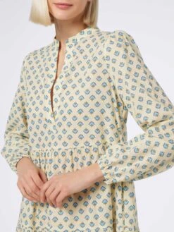 MC2 Saint Barth Woman Cotton Voile Maxi Dress Nadja -MC2 Saint Barth Shop NDA001 04157F woman long beach dress flower 3