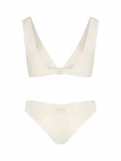 MC2 Saint Barth Woman Heatsealed Scooped Bikini Ofelia Reanna -MC2 Saint Barth Shop OFE001 04939F woman white heatsealed bikini 5
