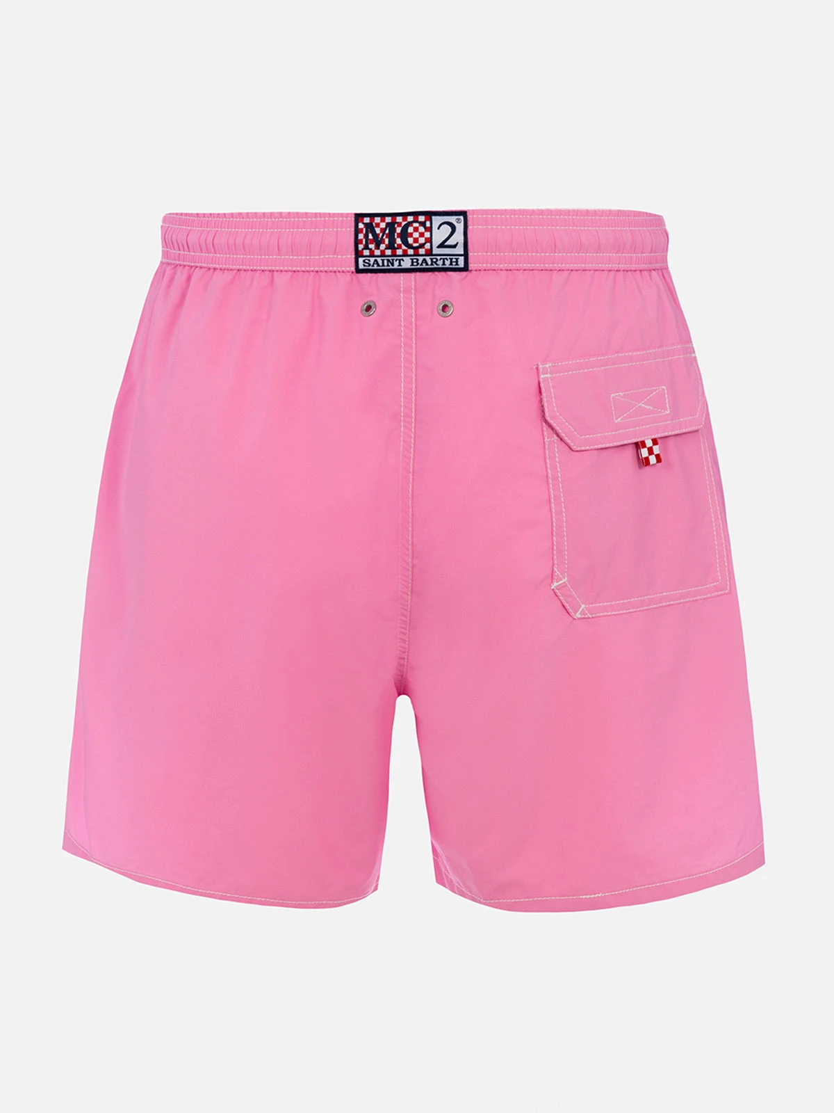 MC2 Saint Barth Pink Mid-length Swim Shorts Patmos 4 MC2 Saint Barth Pink Mid-length Swim Shorts Patmos - Image 2