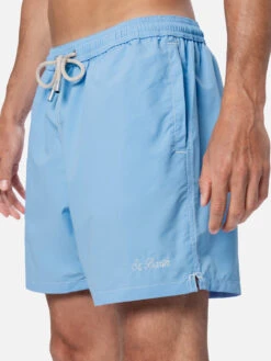 MC2 Saint Barth Sky Blue Classic Light Swim Shorts Patmos 10 MC2 Saint Barth Sky Blue Classic Light Swim Shorts Patmos -MC2 Saint Barth Shop PATM001 00133F 02