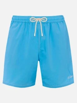 MC2 Saint Barth Sky Blue Mid-length Swim Shorts Patmos