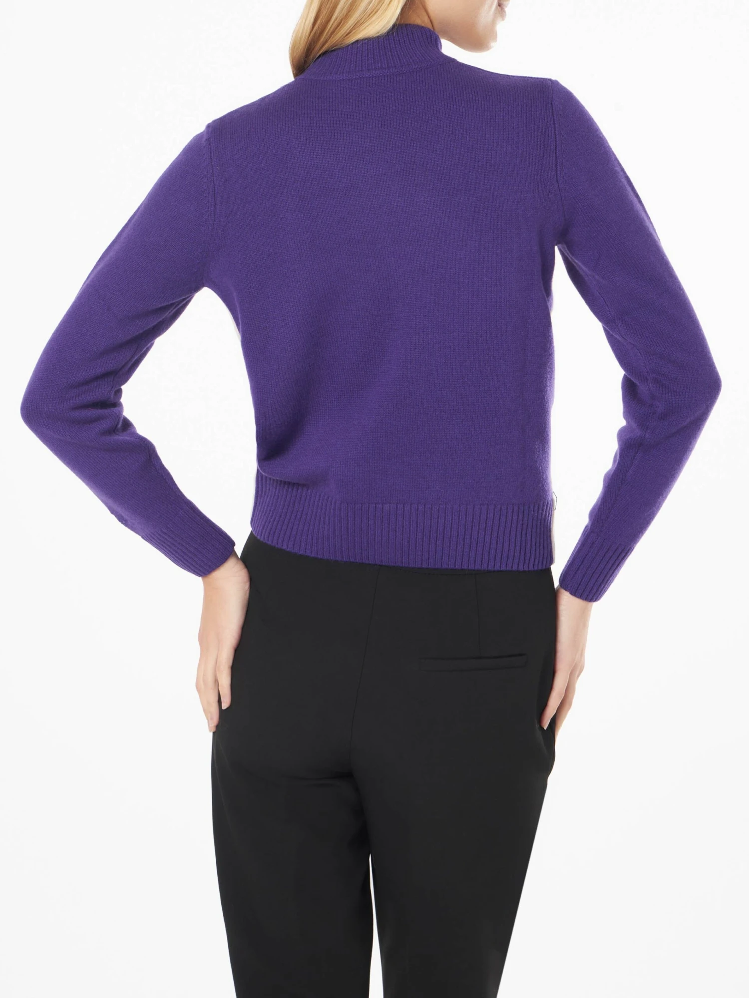 MC2 Saint Barth Woman Crewneck Sweater New Queen With Mont Rosè Postcard Jacquard 5 MC2 Saint Barth Woman Crewneck Sweater New Queen With Mont Rosè Postcard Jacquard - Image 3