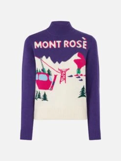 MC2 Saint Barth Woman Crewneck Sweater New Queen With Mont Rosè Postcard Jacquard 9 MC2 Saint Barth Woman Crewneck Sweater New Queen With Mont Rosè Postcard Jacquard -MC2 Saint Barth Shop PEA0004 00187E postcard mont rose woman sweater 4