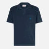 MC2 Saint Barth Boy Navy Blue Terry Polo Powel