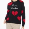 MC2 Saint Barth Woman Crewneck Sweater With Heart Breaker Embroidery