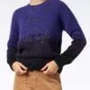 MC2 Saint Barth Woman Crewneck Soft Sweater With Queen Of The Night Embroidery 1 MC2 Saint Barth Woman Crewneck Soft Sweater With Queen Of The Night Embroidery -MC2 Saint Barth Shop QUE0025 11173E woman purple sweater queen embroidery 1