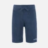 MC2 Saint Barth Boy Navy Blue Terry Bermuda Shorts Randle Jr -MC2 Saint Barth Shop RANL008 00931F 01