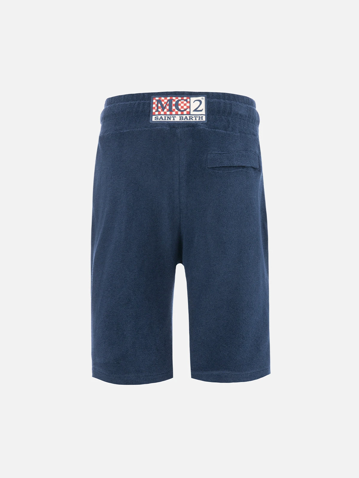 MC2 Saint Barth Boy Navy Blue Terry Bermuda Shorts Randle Jr 4 MC2 Saint Barth Boy Navy Blue Terry Bermuda Shorts Randle Jr - Image 2