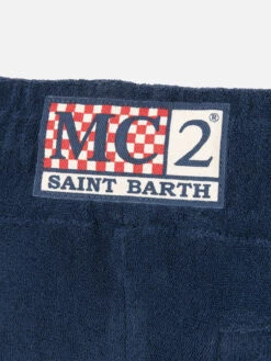 MC2 Saint Barth Boy Navy Blue Terry Bermuda Shorts Randle Jr 7 MC2 Saint Barth Boy Navy Blue Terry Bermuda Shorts Randle Jr -MC2 Saint Barth Shop RANL008 00931F 03