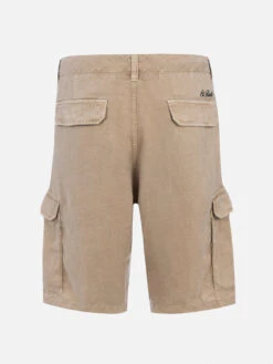 MC2 Saint Barth Man Beige Linen Bermuda Shorts Rodi -MC2 Saint Barth Shop RDI0001 04434F 02