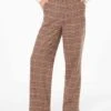 MC2 Saint Barth Woman Palazzo Pants With Pied De Poule Print -MC2 Saint Barth Shop REBE001 00306E woman pants wool pied poule 1