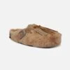 MC2 Saint Barth Beige Eco-fur Clogs Sabot | TAJI SPECIAL EDITION -MC2 Saint Barth Shop SABOT003 03636G woman shoes taji 3