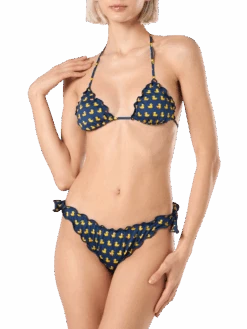 MC2 Saint Barth Triangle Bikini Sagittarius Moon With Ducky Print -MC2 Saint Barth Shop SAG0001 02678H woman ducky bikini triangle 3