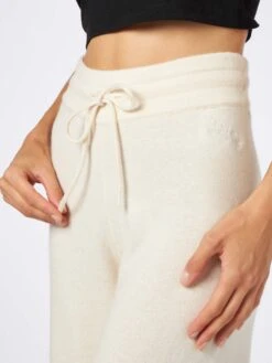 MC2 Saint Barth Woman Off-white Cashmere Blend Palazzo Pants -MC2 Saint Barth Shop SAV0001 00129E white knitted pants woman 3