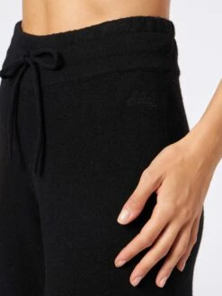 Knitted Black Palazzo Pants -MC2 Saint Barth Shop SAV0001 00 black knitted pants woman 3