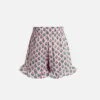 MC2 Saint Barth Girl Cotton Ruffled Shorts Ander P With Flower Print 2 MC2 Saint Barth Girl Cotton Ruffled Shorts Ander P With Flower Print -MC2 Saint Barth Shop SBA2
