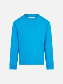 MC2 Saint Barth Boy Heavy Cotton Bluette T-shirt