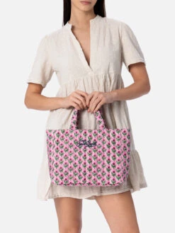 MC2 Saint Barth Pink Flower Quilted Soft Tote Mid Bag 12 MC2 Saint Barth Pink Flower Quilted Soft Tote Mid Bag -MC2 Saint Barth Shop SFTM001 01586F 01 0042f532 7370 404b 9a28 c07675e54f56