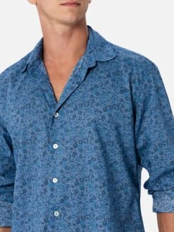 MC2 Saint Barth Man Emma & Georgina Muslin Cotton Shirt Sikelia | MADE WITH LIBERTY FABRIC -MC2 Saint Barth Shop SIK0001 01423F 02 be37c79c a4ad 463c b4db 34eceed4451b