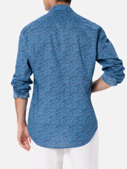 MC2 Saint Barth Man Emma & Georgina Muslin Cotton Shirt Sikelia | MADE WITH LIBERTY FABRIC -MC2 Saint Barth Shop SIK0001 01423F 03