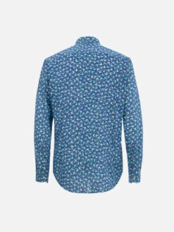 MC2 Saint Barth Man Muslin Cotton Shirt Sikelia With Crabs Print -MC2 Saint Barth Shop SIK0001 03447F 02