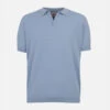 MC2 Saint Barth Boy Light Blue Knitted Polo Shirt Sloan Jr