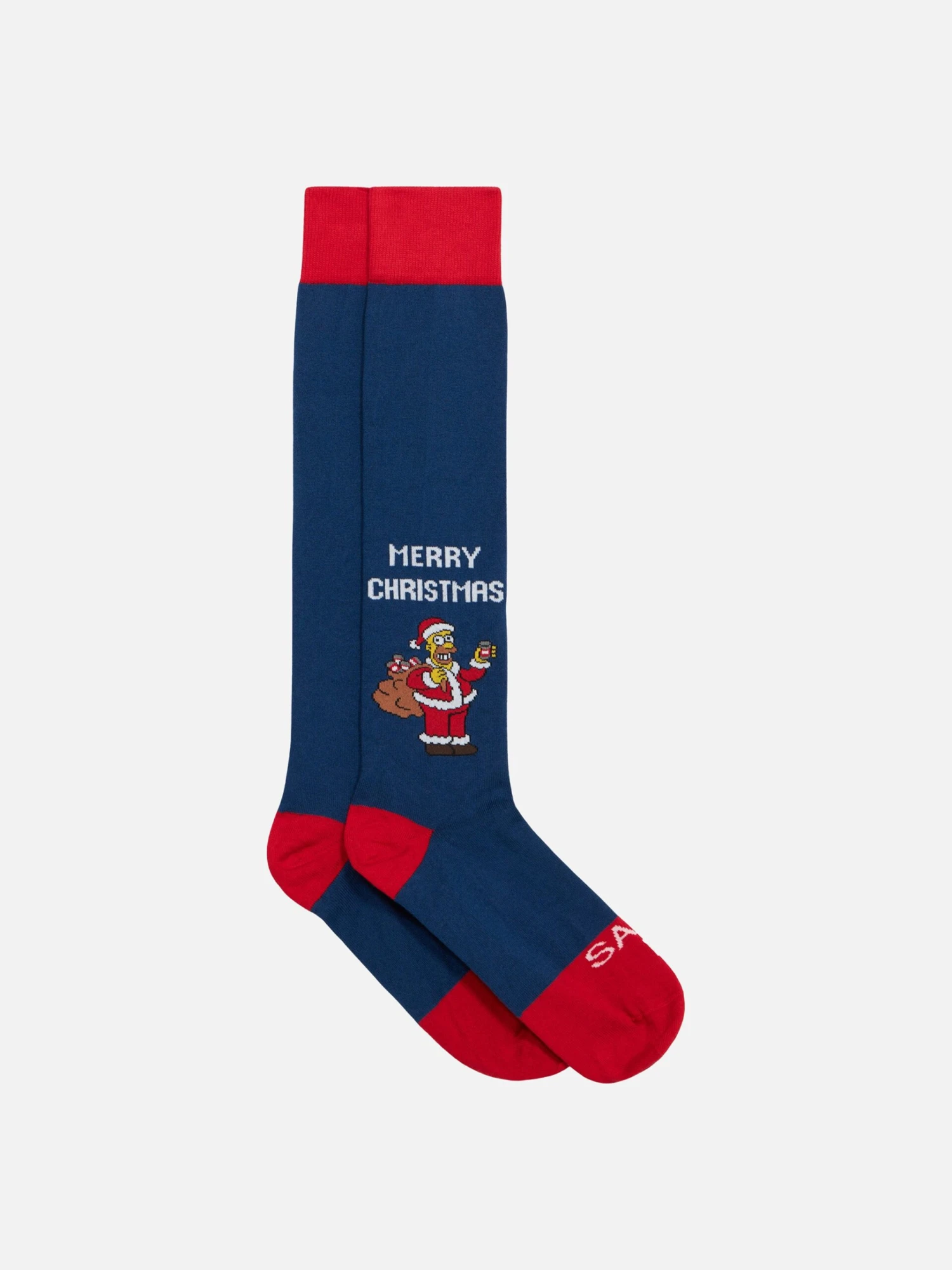 MC2 Saint Barth Man Long Socks With Homer Merry Christmas Jacquard | THE SIMPSONS SPECIAL EDITION 3 MC2 Saint Barth Man Long Socks With Homer Merry Christmas Jacquard | THE SIMPSONS SPECIAL EDITION