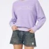 MC2 Saint Barth Woman Lilac Terry Cotton Stardust Sweatshirt -MC2 Saint Barth Shop STD0004 00310F woman terry sweatshirt lilac 1