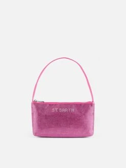 MC2 Saint Barth Mini Bag With Fuchsia Rhinestones