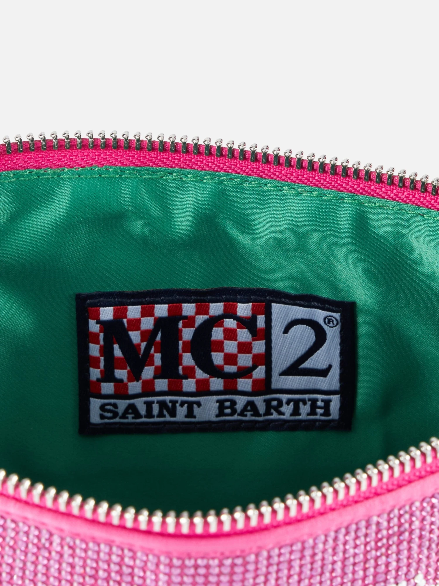 MC2 Saint Barth Mini Bag With Fuchsia Rhinestones 7 MC2 Saint Barth Mini Bag With Fuchsia Rhinestones - Image 5