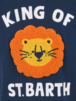 MC2 Saint Barth Boy Cotton T-shirt With King Of St. Barth Terry Patch -MC2 Saint Barth Shop TSH0001 00007F boy t shirt terry patch 2
